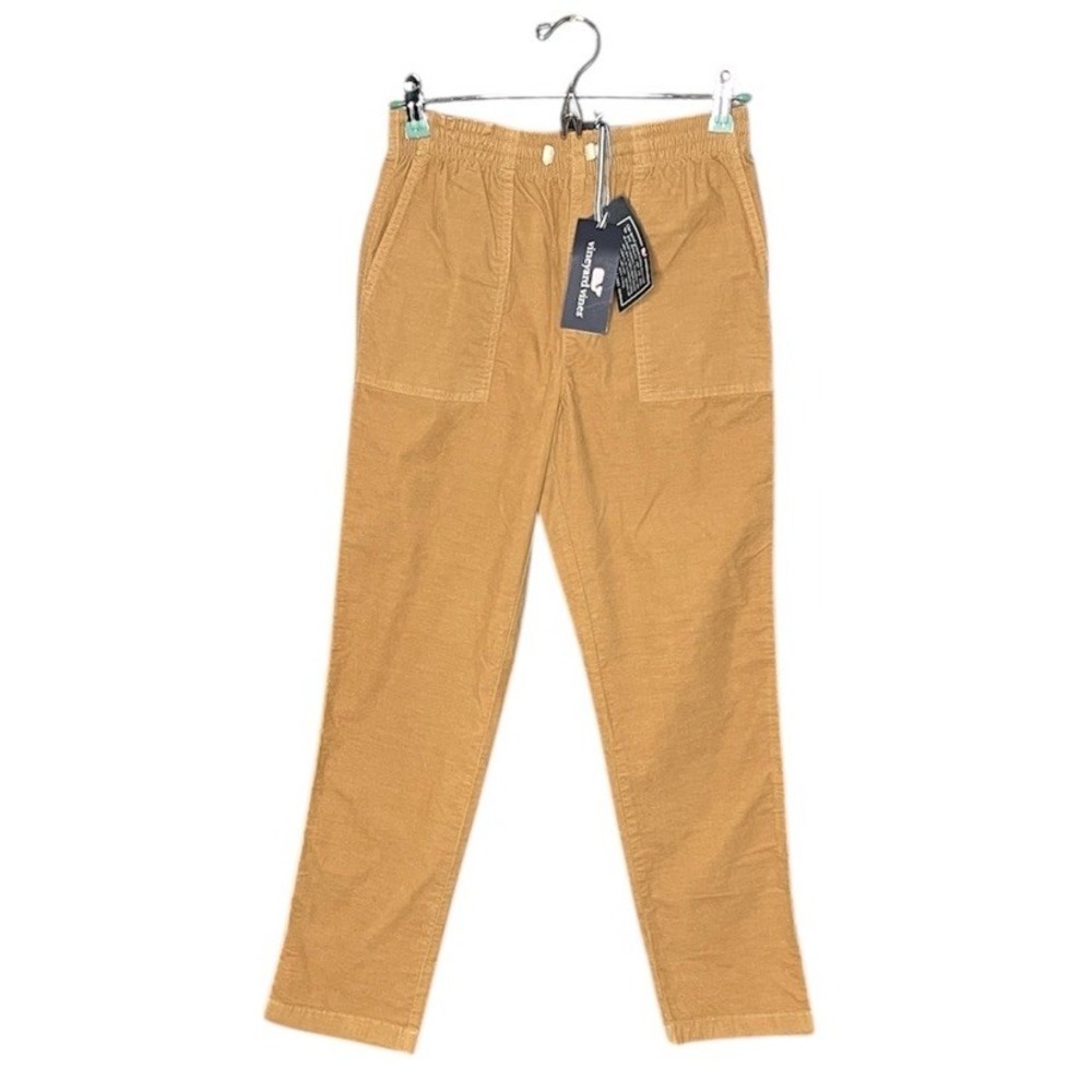 Vineyard Vines Officer Khaki Stretch Corduroy Yetty Pants Holiday Boys Size 16